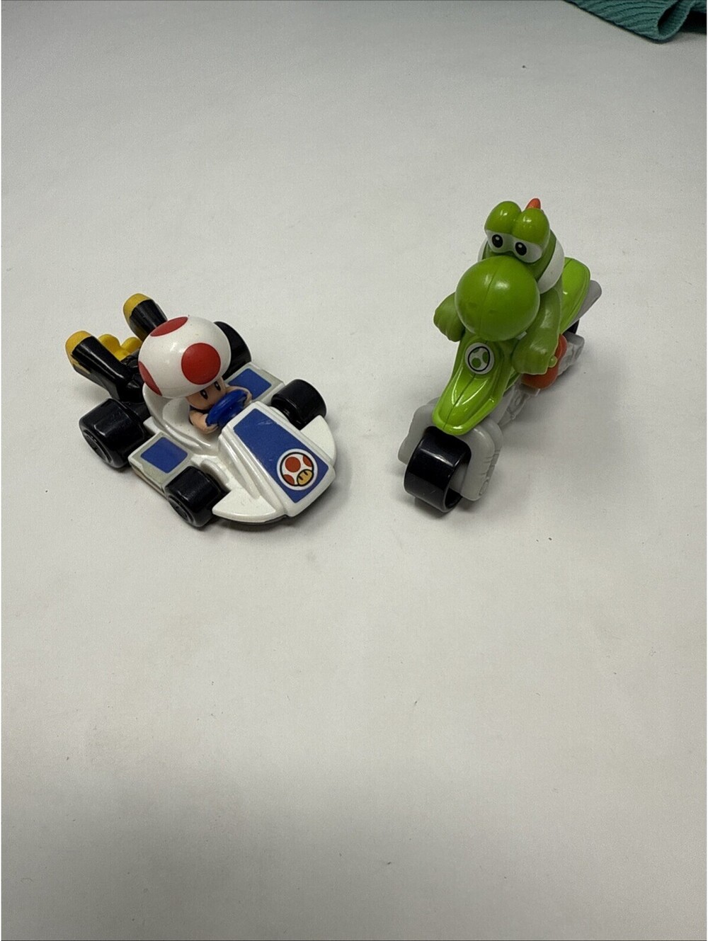 Mariokart McDonald's Racers Toad And Yoshi 2022 2 piece Lot